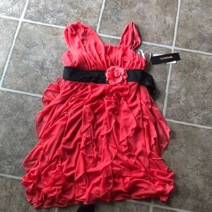 NWT pink and black mymichelle dress